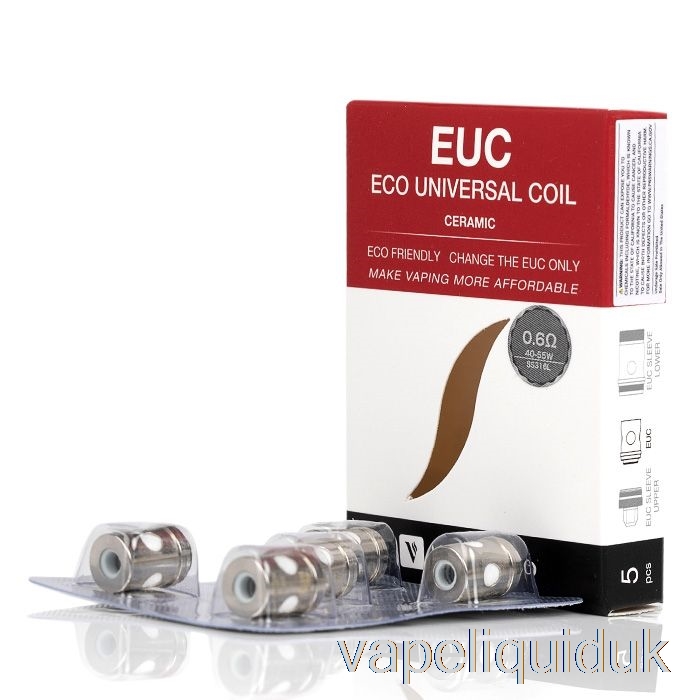 Vaporesso EUC Replacement Coils 0.6ohm Ceramic EUC SS316L Vape Liquid